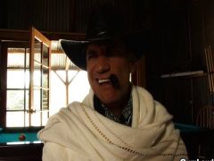 Cowgirl Rikki Six beim grossen Schwanz Ritt